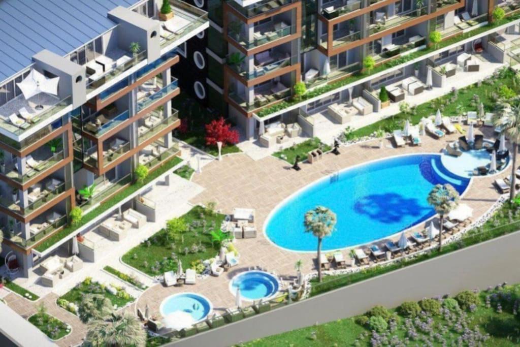 Apartment Kestel Armani Deluxe For A Dream Life *